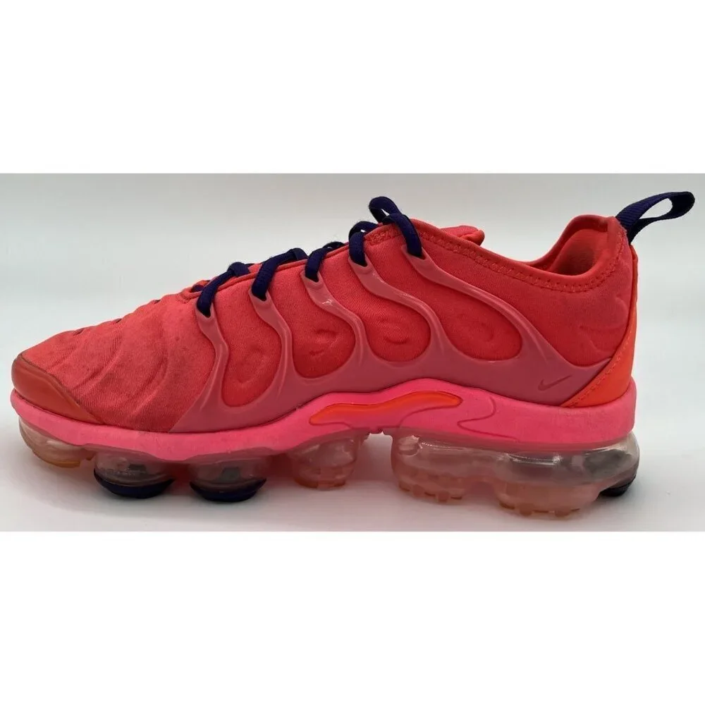 Nike Air Vapor Max Plus Bright Crimson Pink CU4907-600 Women Size 7.5 Shoes